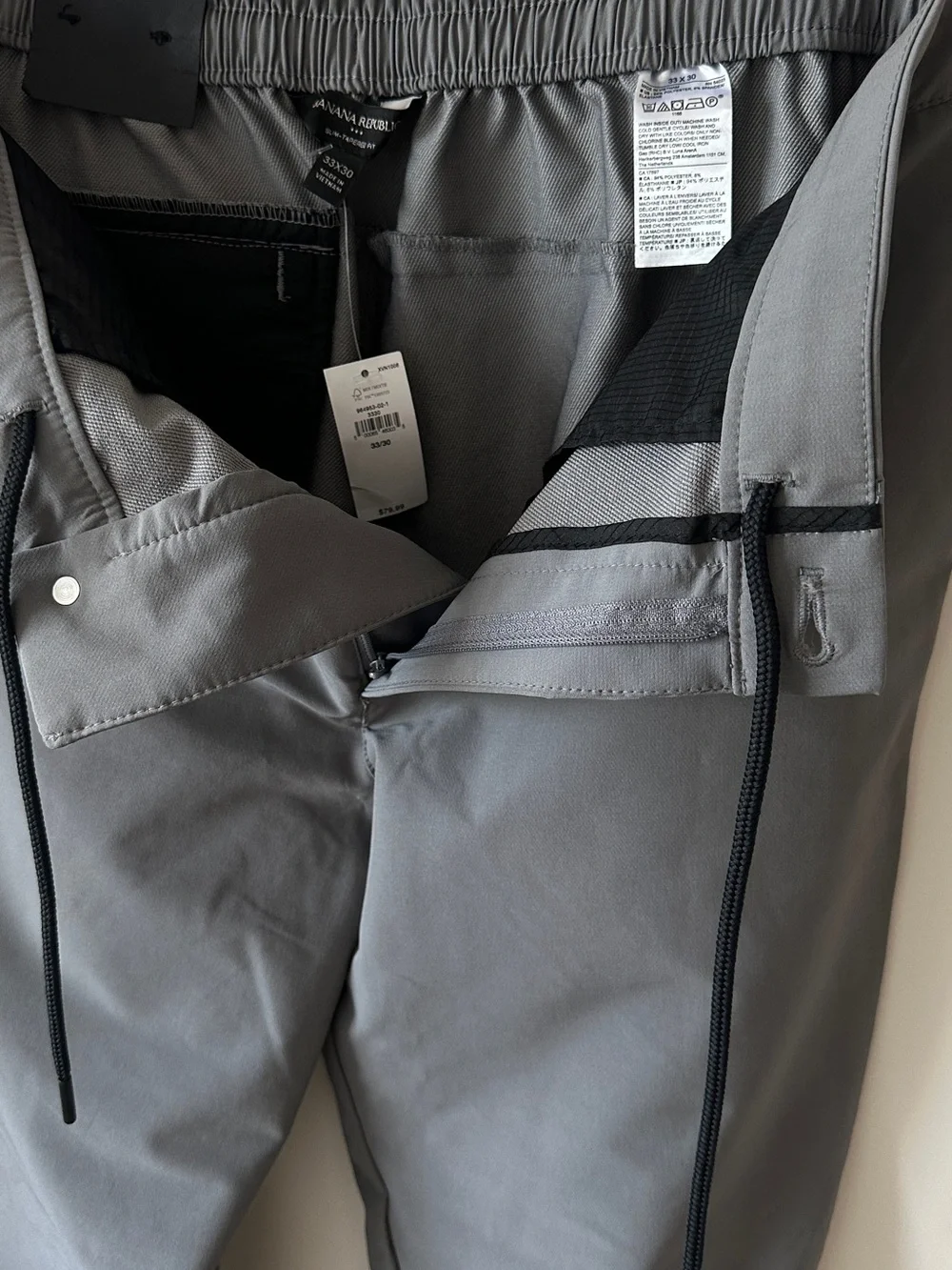 Banana Republic Men's Gray Performance Joggers
